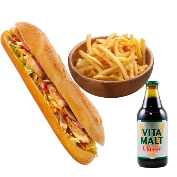 Trio-Demi-Baguette poulet